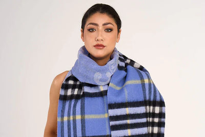 Iconic Designer Cashmere Scarf Most Popular DC Check  in Fashion World