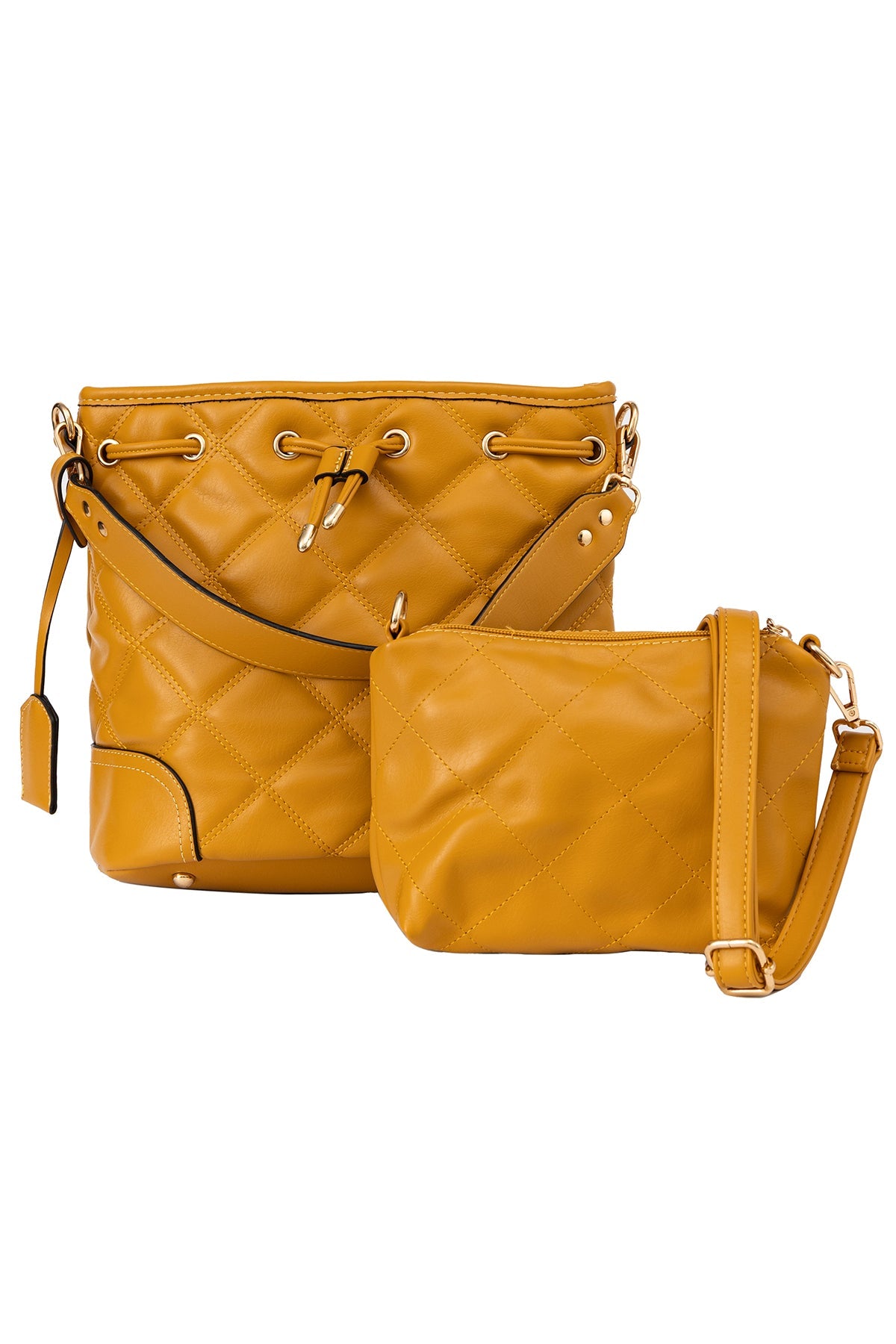 Women's Handbag Lucchi Design - Mustard Style 2