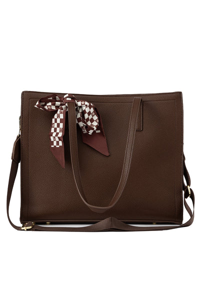 Women's Handbag Lucchi Design - Chocolate Style 1