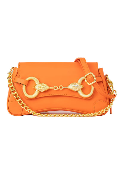 Women's Handbag Lucchi Design - Orange Style 2