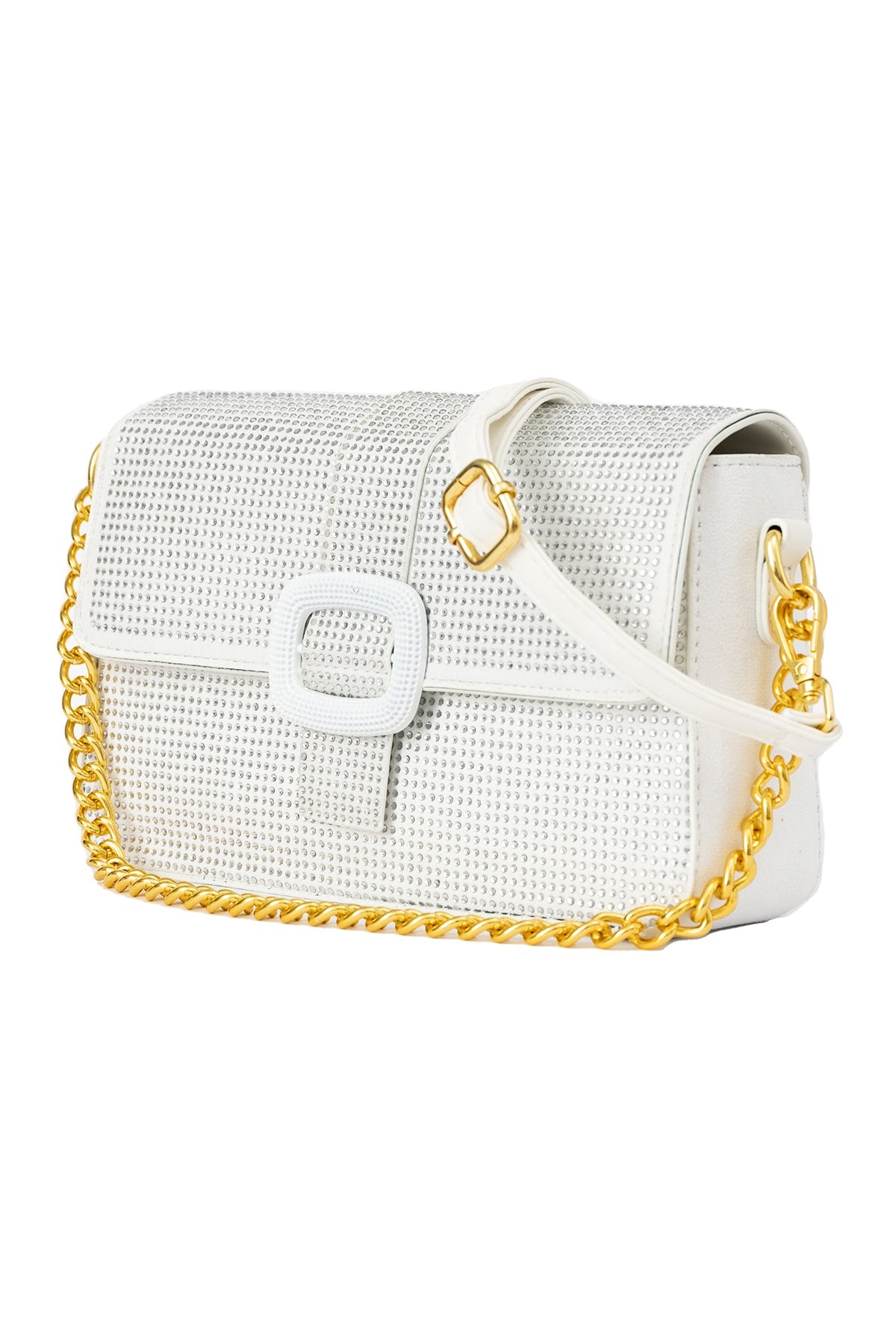 Women's Handbag Lucchi Design - Crystal White