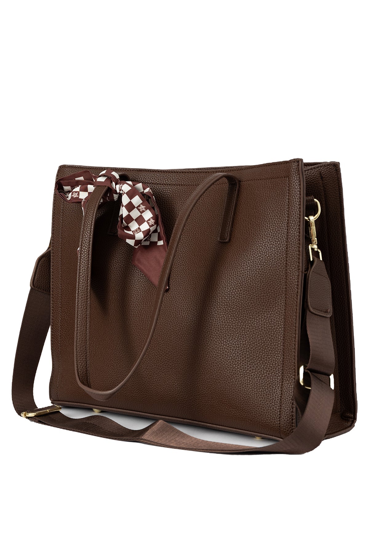 Women's Handbag Lucchi Design - Chocolate Style 1