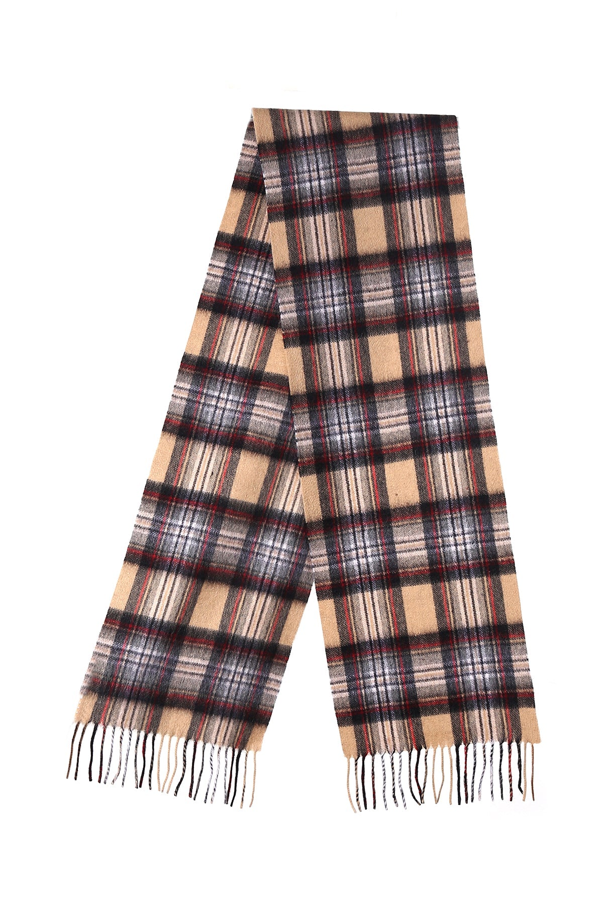 Cashmere Scarves Stewart Camel Clan