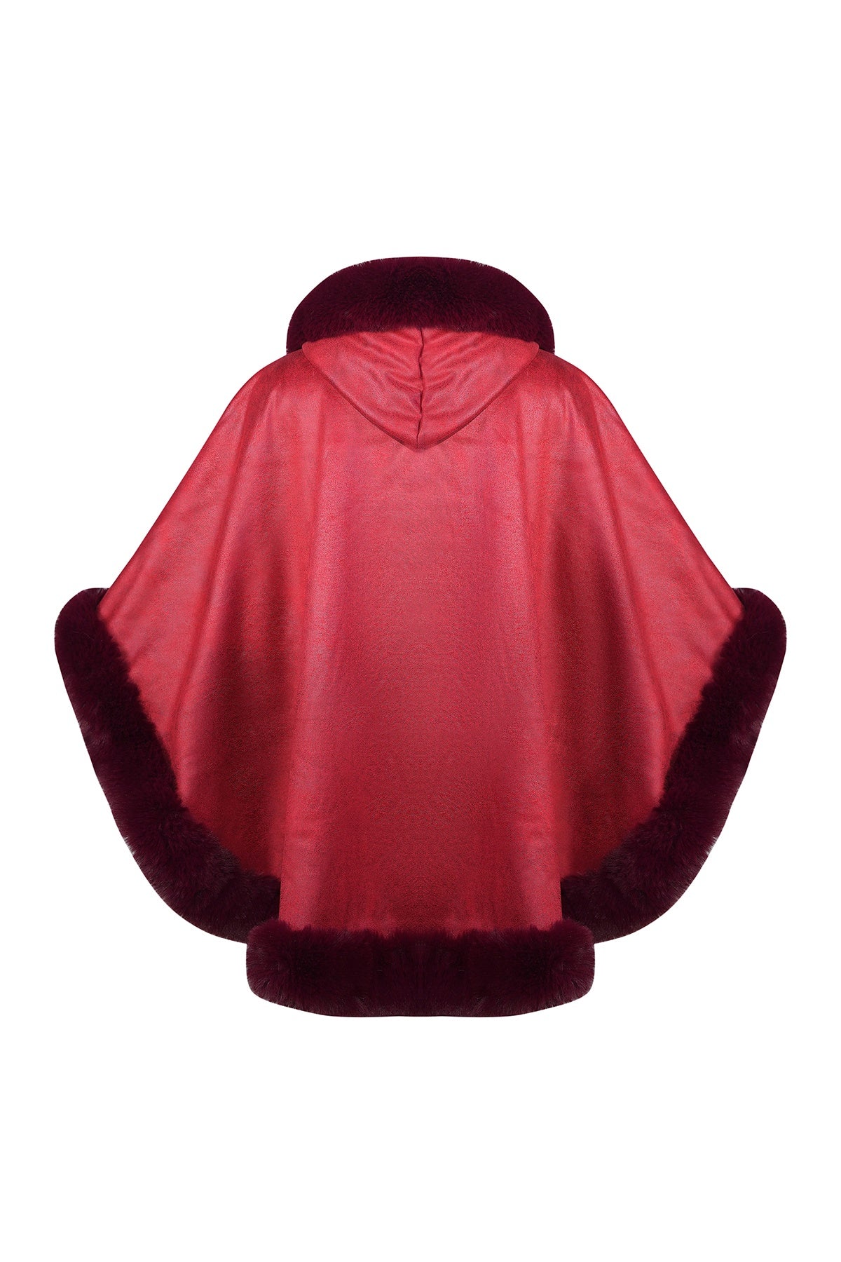 Women's Hooded Cape Exclusive Design - Red