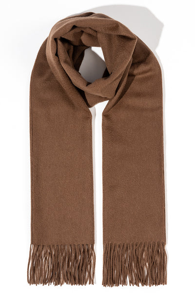 Scott Cashmere 100% Pure Cashmere Scarf Brown