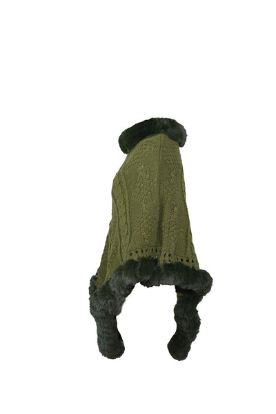 Women's Poncho Exclusive Design - Green