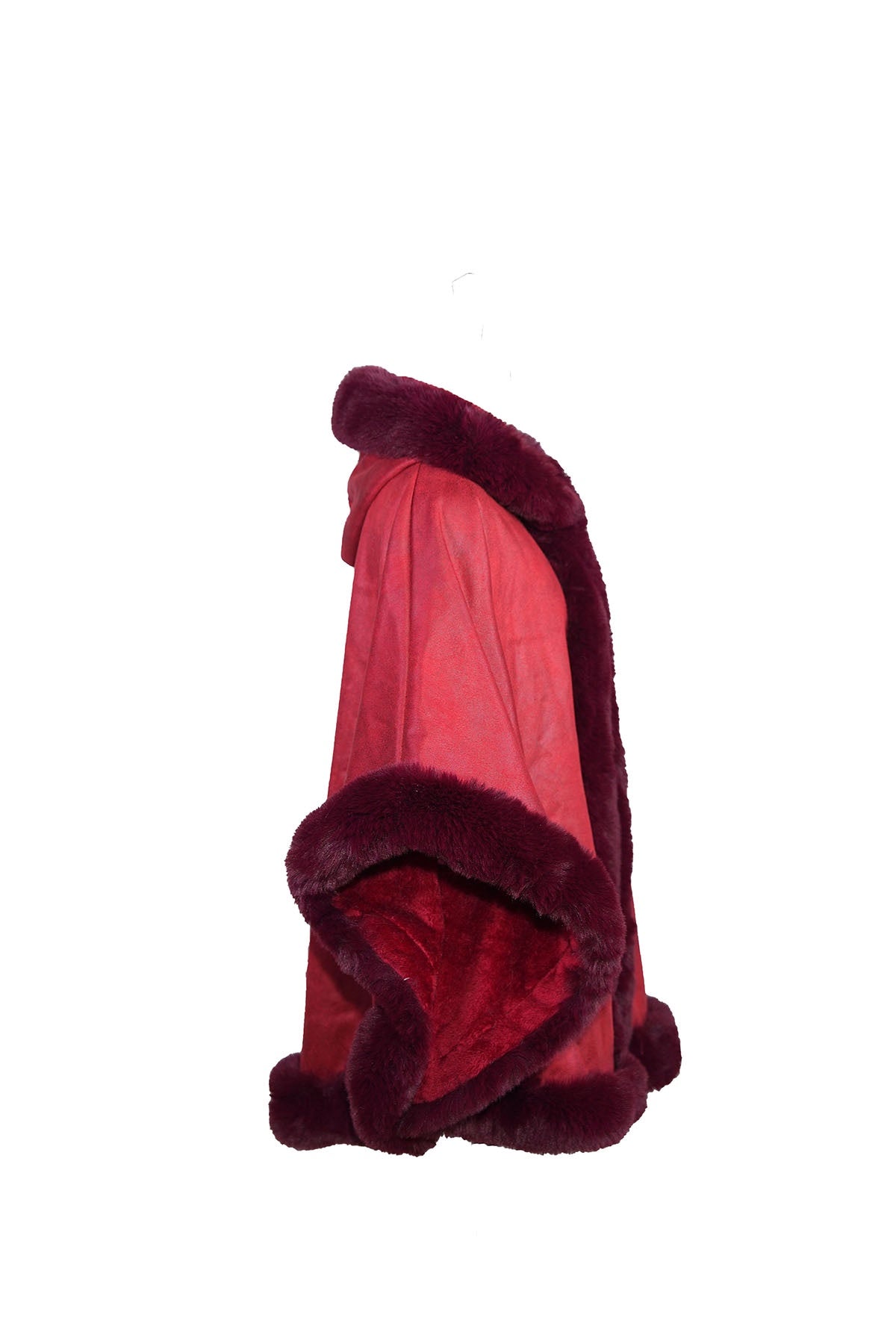 Women's Hooded Cape Exclusive Design - Red