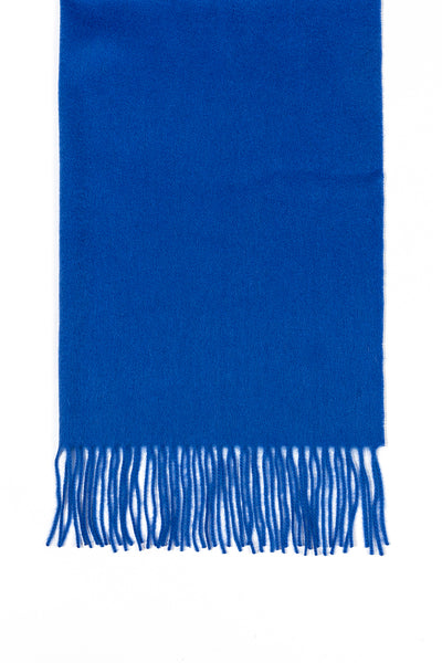 Scott Cashmere 100% Pure Extra Fine Wool Plain Scarf (Big) - Dark Blue