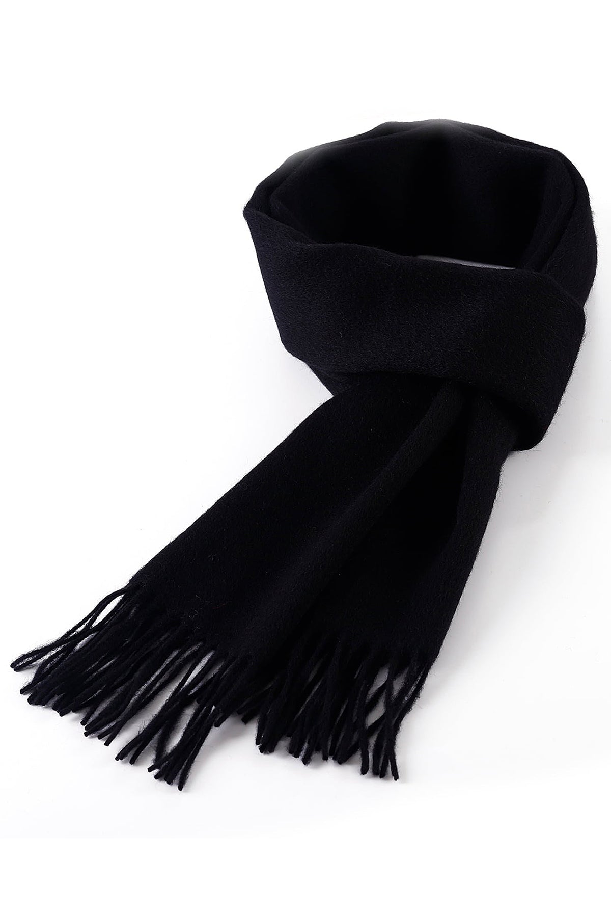 Scott Cashmere 100% Pure Cashmere Scarf Black