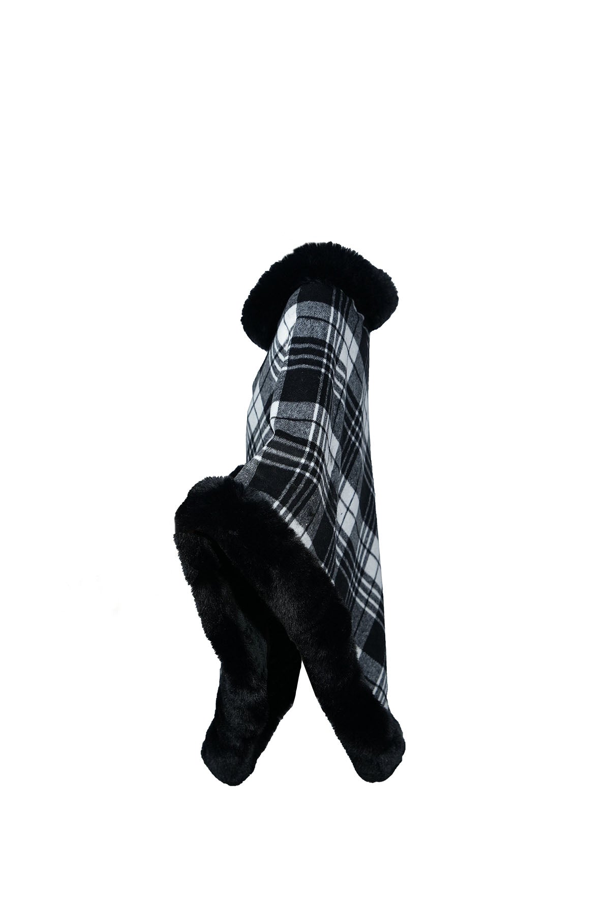 Women's Poncho Exclusive Design - Black/White