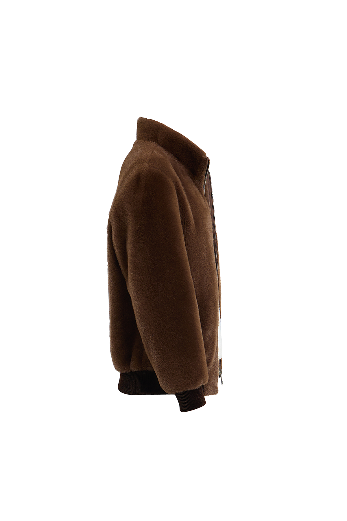 Men's Fur Jacket Exclusive Design - Brown