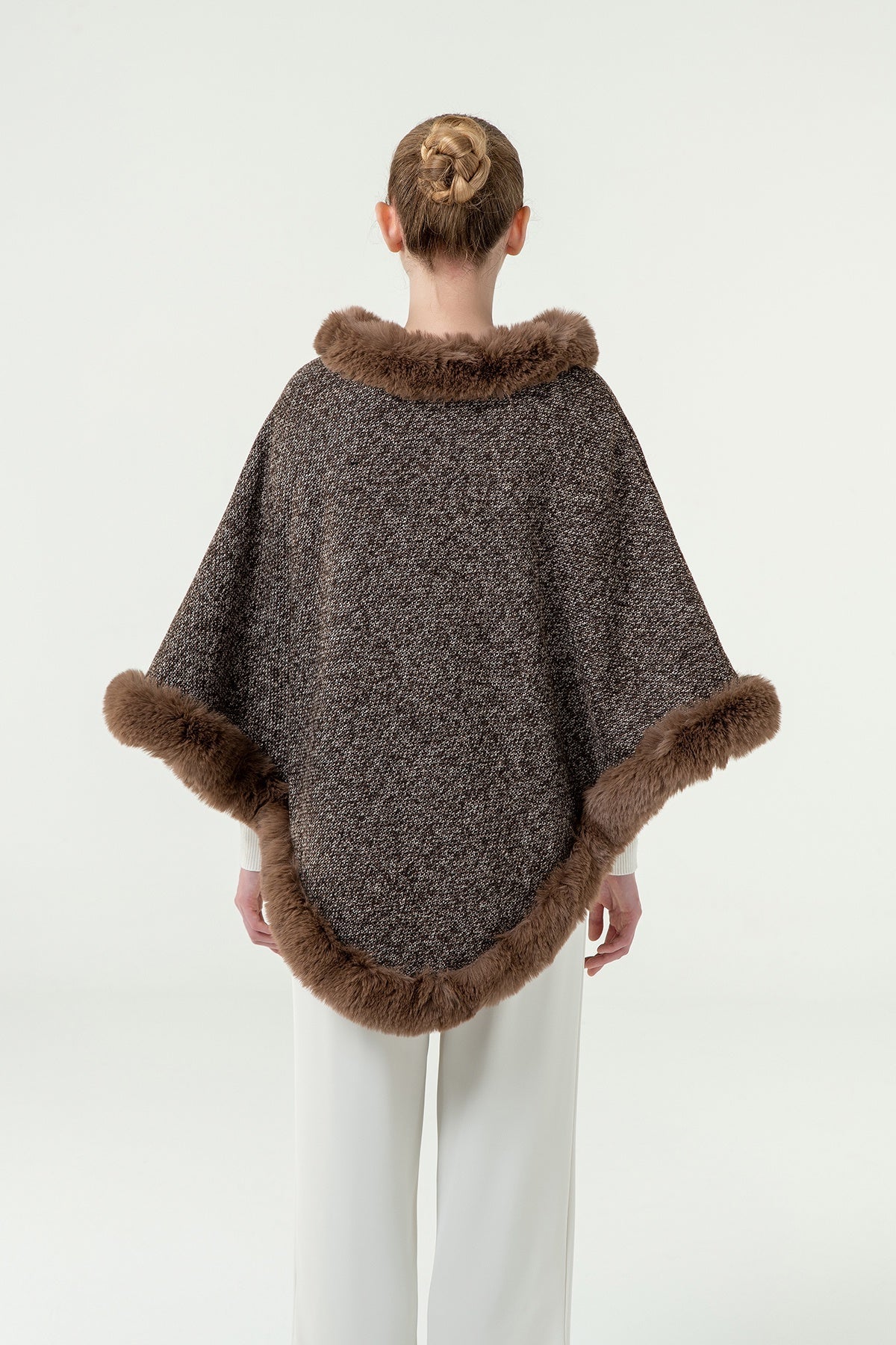 Women's Poncho Exclusive Design - Beige