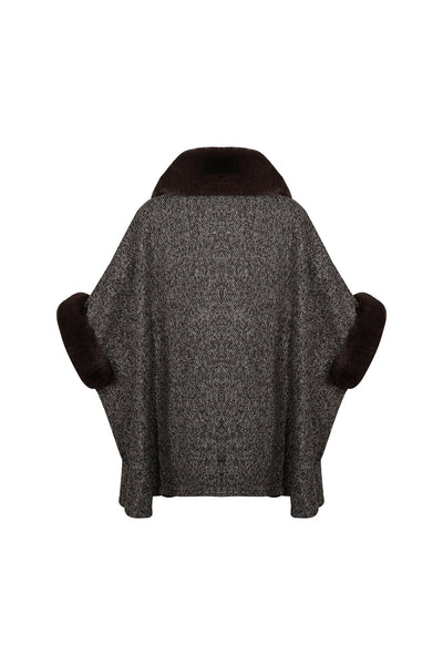 Women's Cape Exclusive Design - Brown