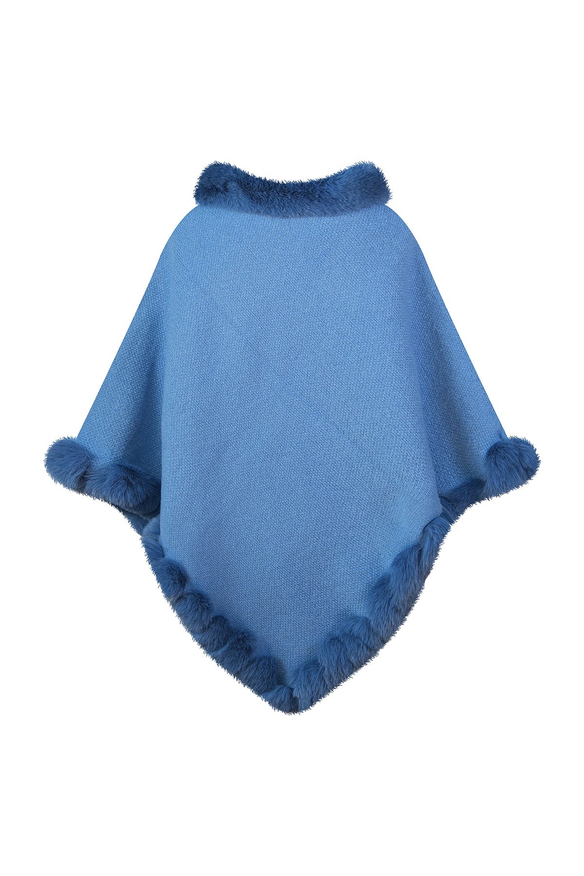 Women's Poncho Exclusive Design - Blue