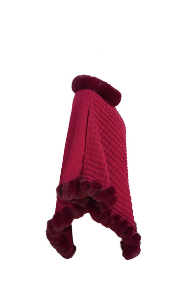 Women's Poncho Exclusive Design - Pink