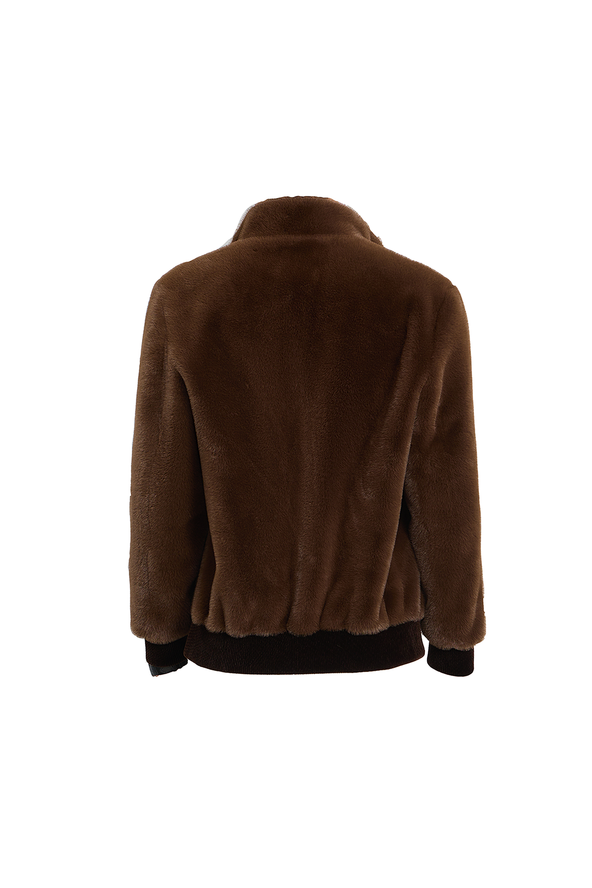 Men's Fur Jacket Exclusive Design - Brown