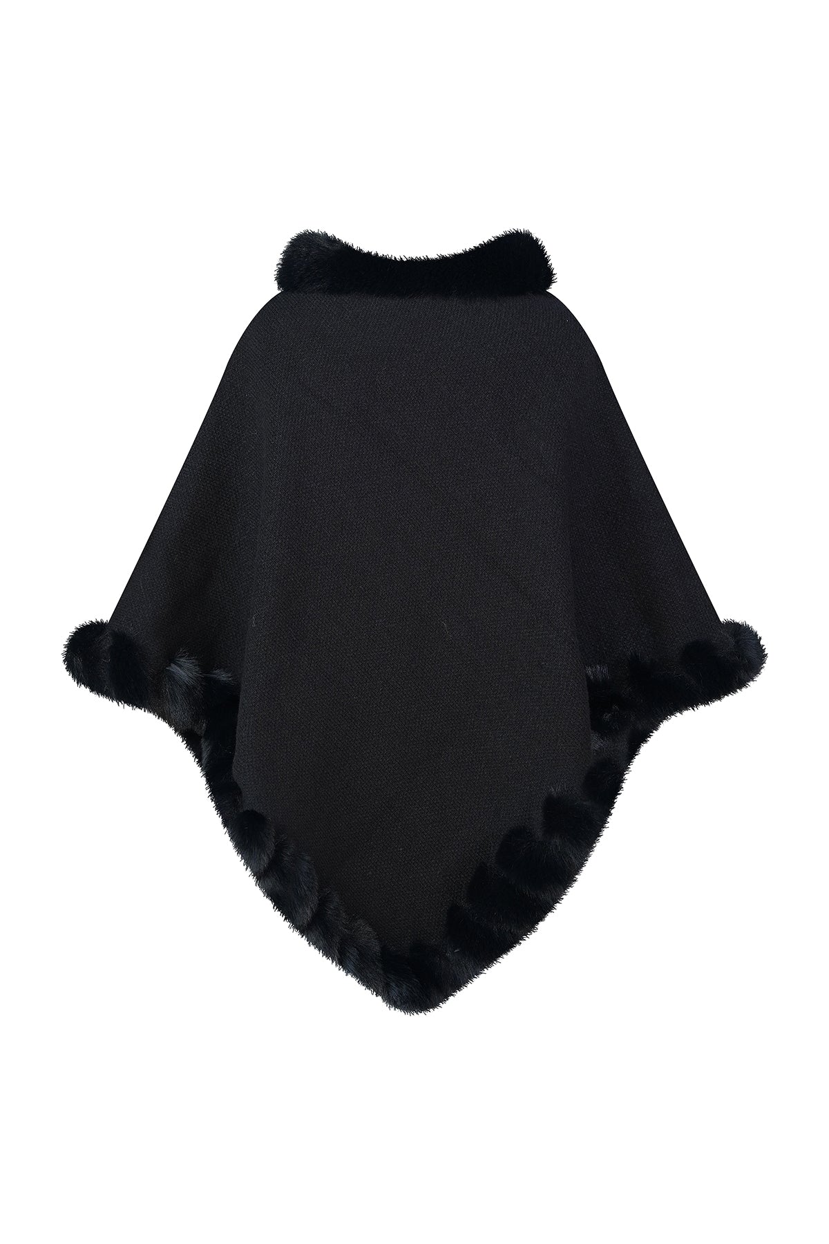 Women's Poncho Exclusive Design - Black