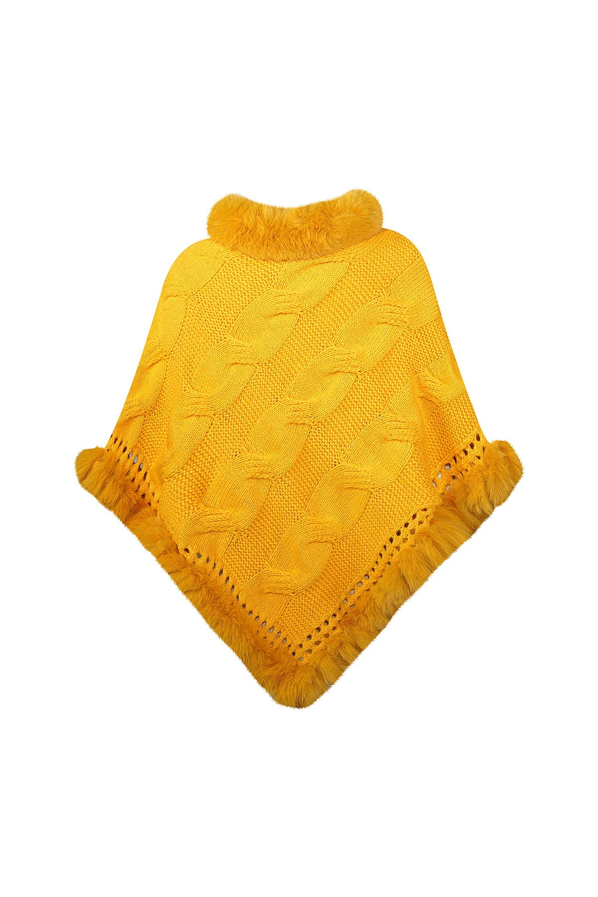 Women's Poncho Exclusive Design - Yellow