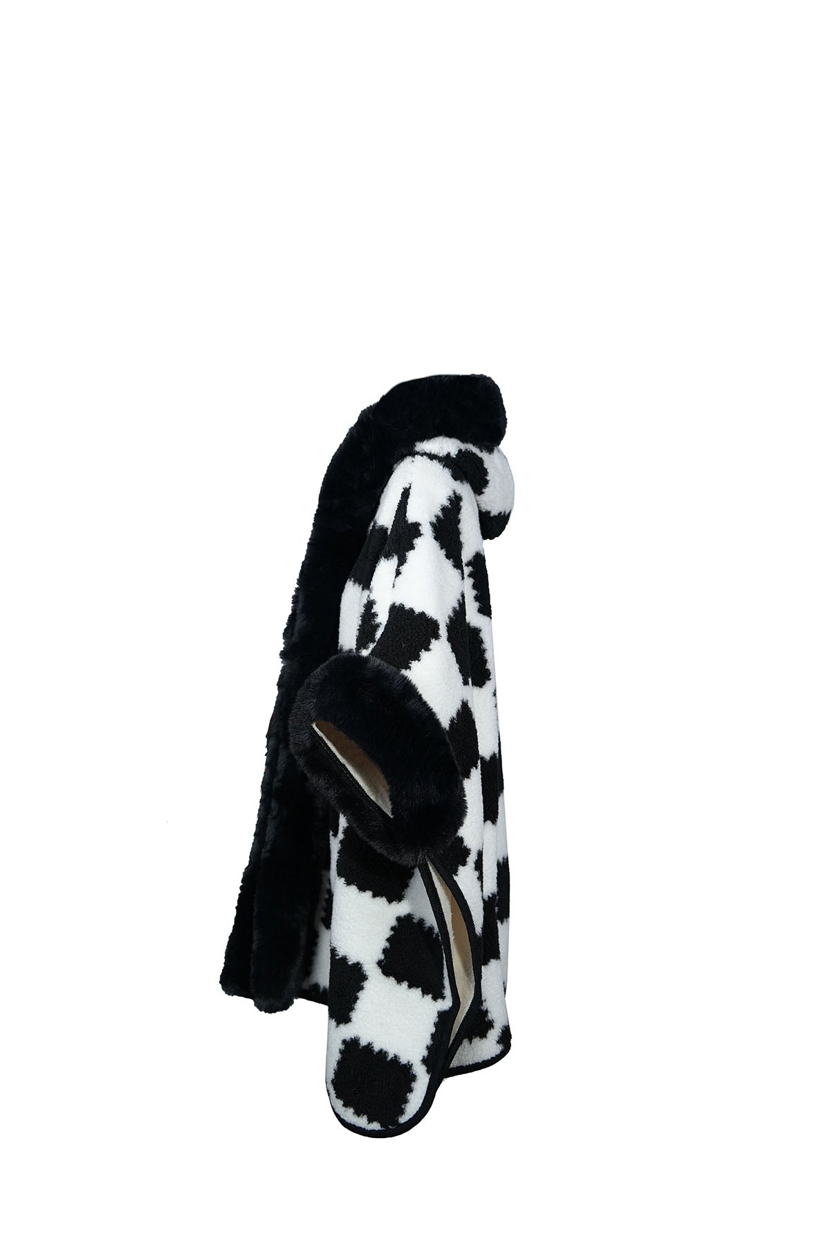 Women's Hooded Cape Exclusive Design - Black