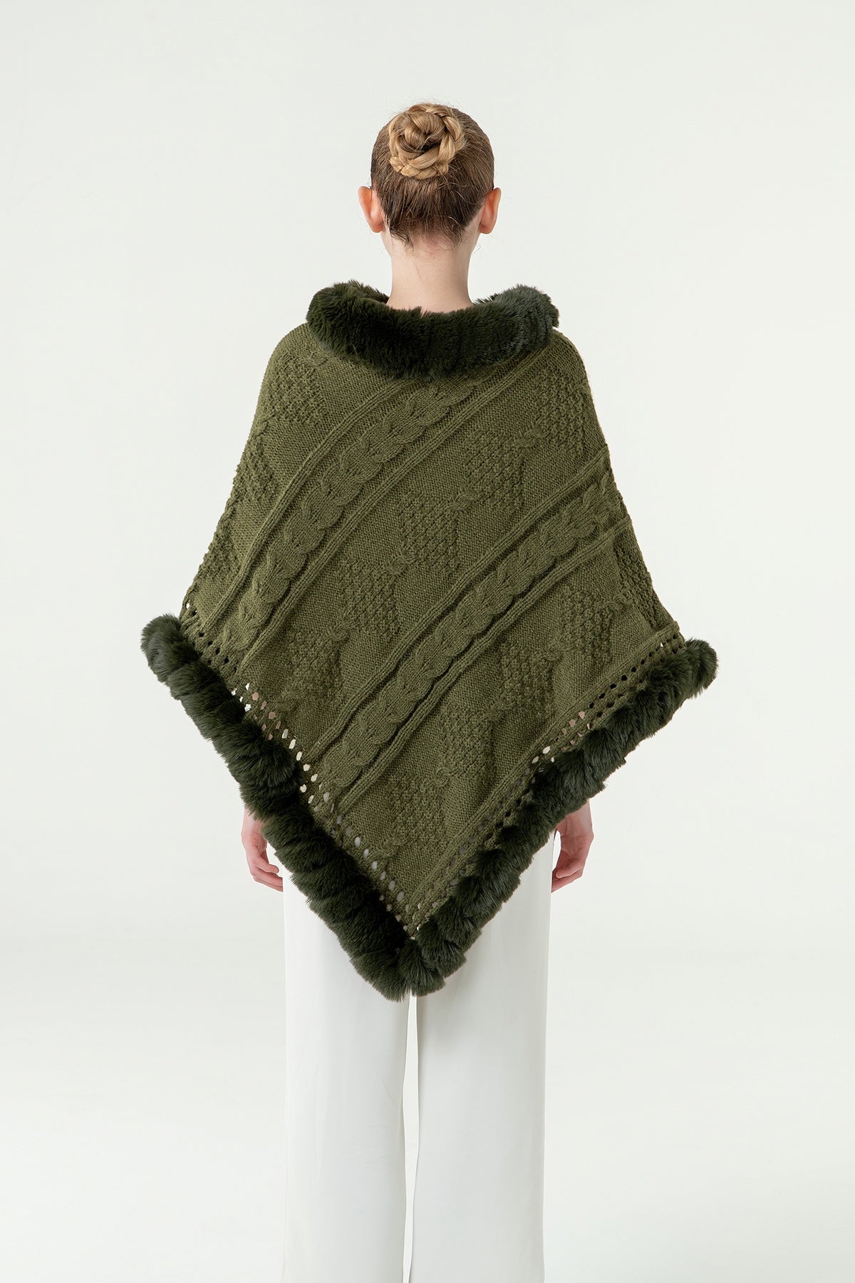 Women's Poncho Exclusive Design - Green