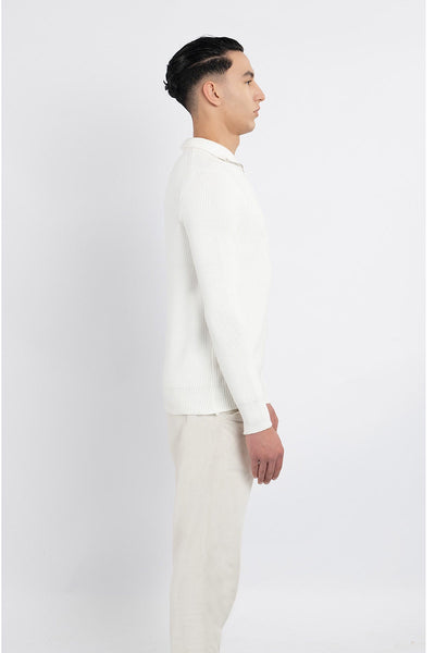 Men's Cardigan Exclusive Design - White