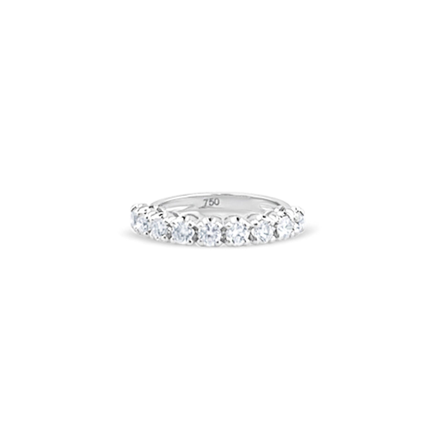 Lucchi 18k White Gold with Diamond - Ring Style 37 (Size 14)