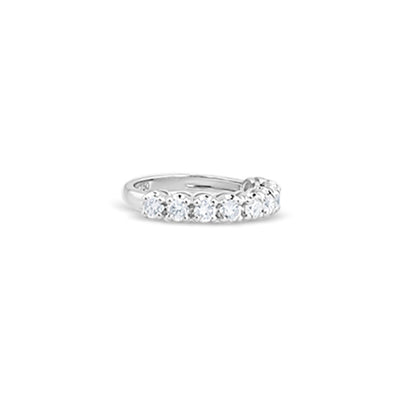 Lucchi 18k White Gold with Diamond - Ring Style 37 (Size 14)