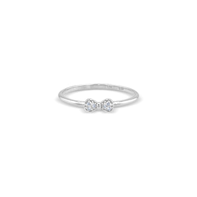 Lucchi 18k White Gold with Diamond - Ring Style 44 (Size 14)