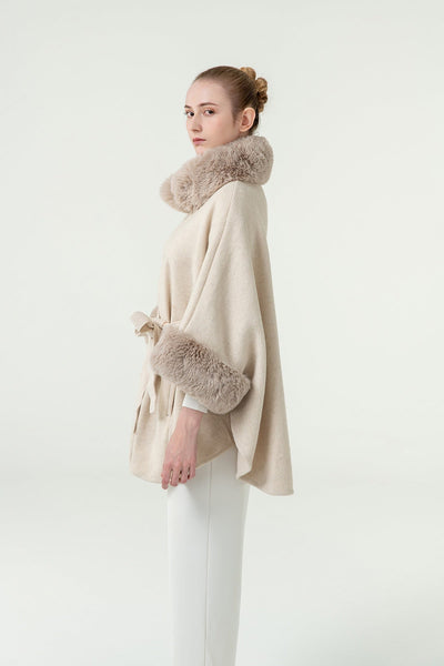 Women's Cape Exclusive Design - Cream