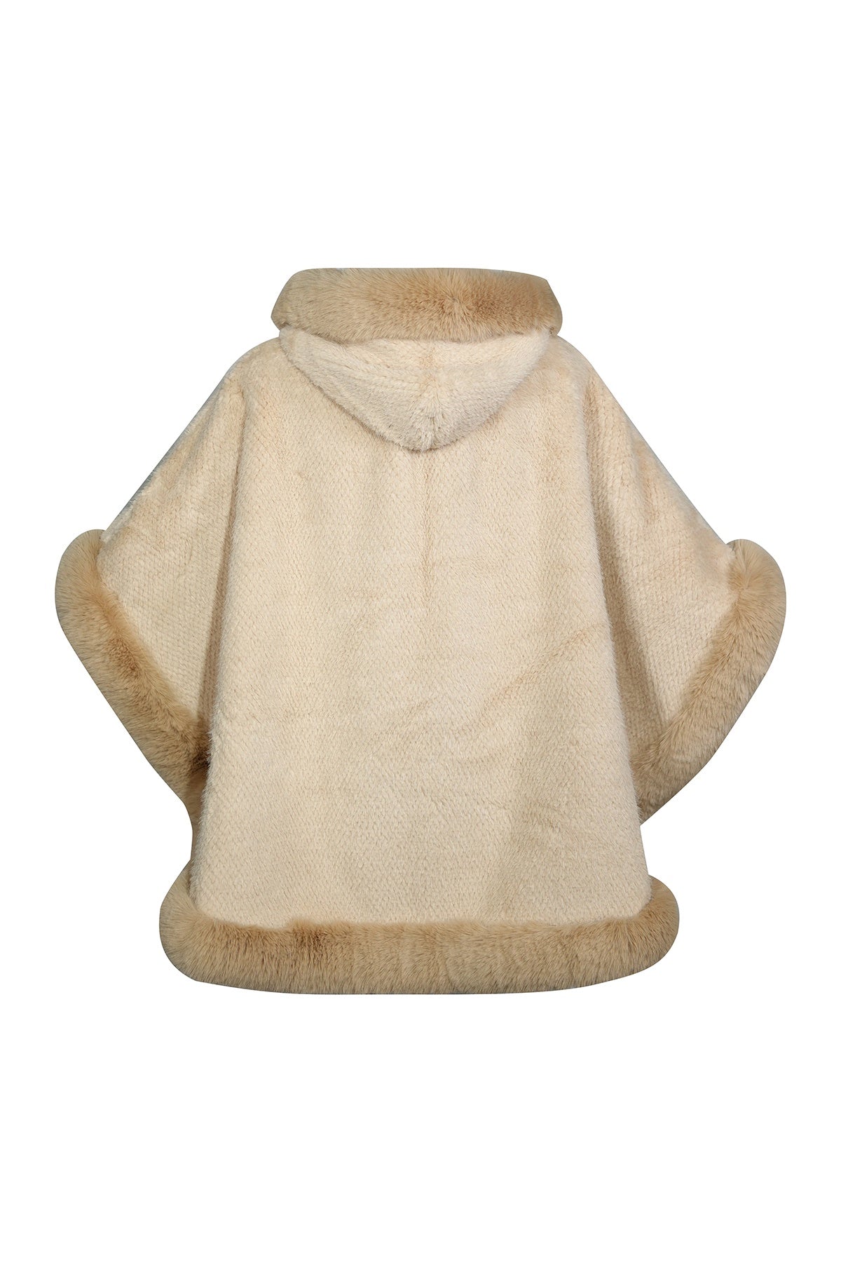 Women's Hooded Cape Exclusive Design - Beige