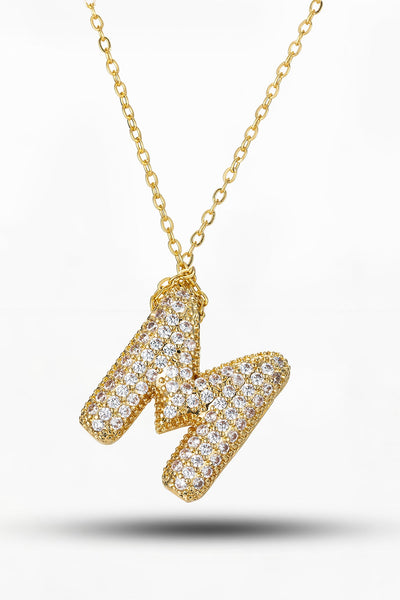 Lucchi Alphabet Necklace Exclusive Design - Letter M