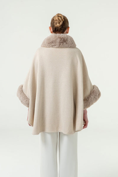 Women's Cape Exclusive Design - Cream