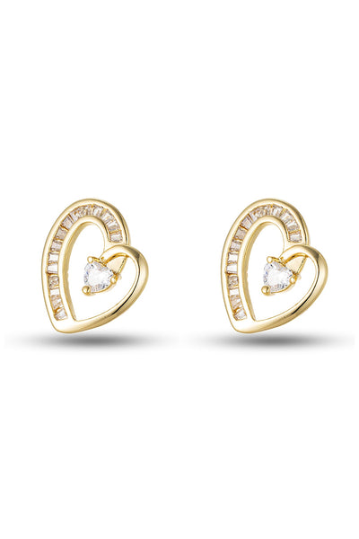 Lucchi Exclusive Love Heart Earrings - Design-3