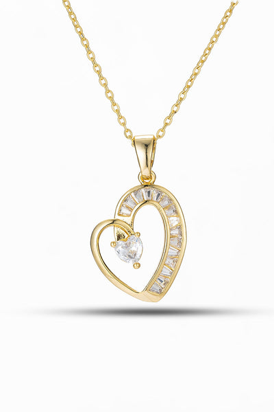 Lucchi Heart-Shaped Pendant Necklace - Exclusive Design 1