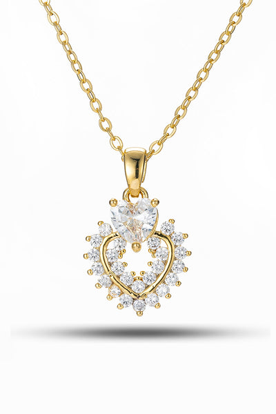 Lucchi Heart-Shaped Pendant Necklace - Exclusive Design 6