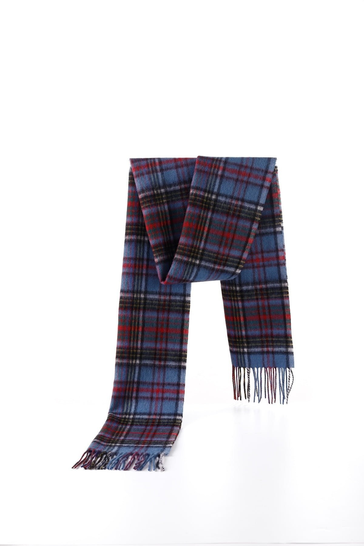 100% Pure Cashmere Scarf Design Anderson Tartan - Big Size