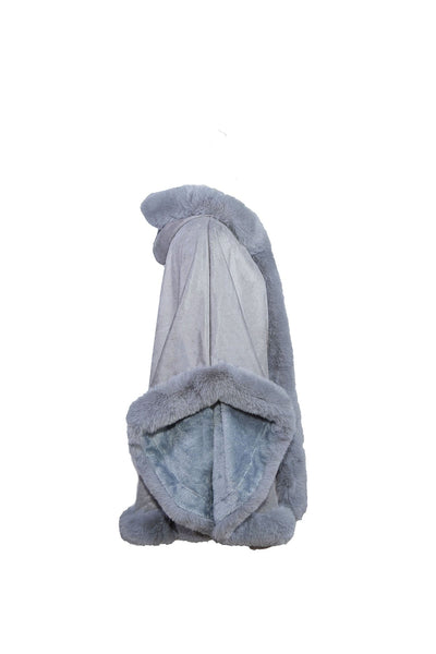 Women's Hooded Cape Exclusive Design - Grey