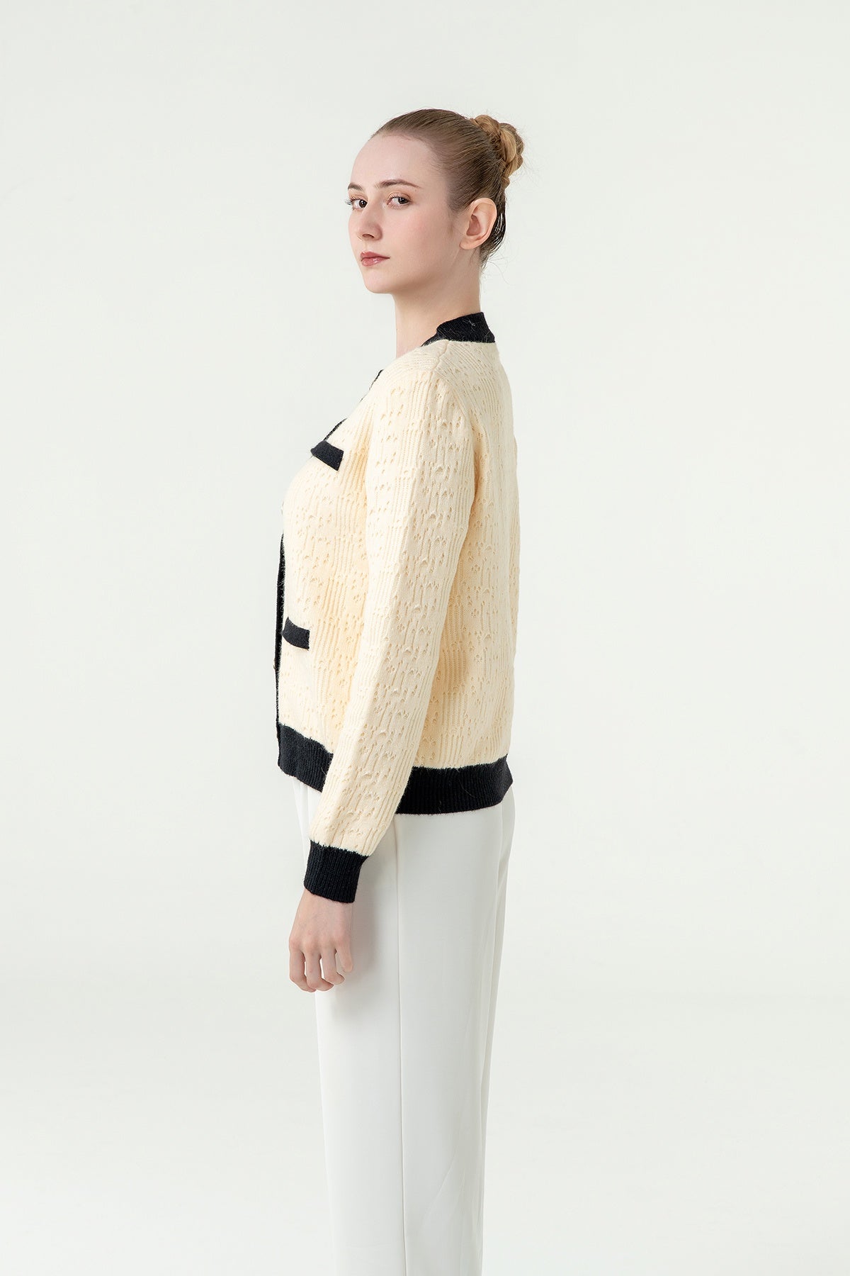 Women's Cardigan Exclusive Design - Cream