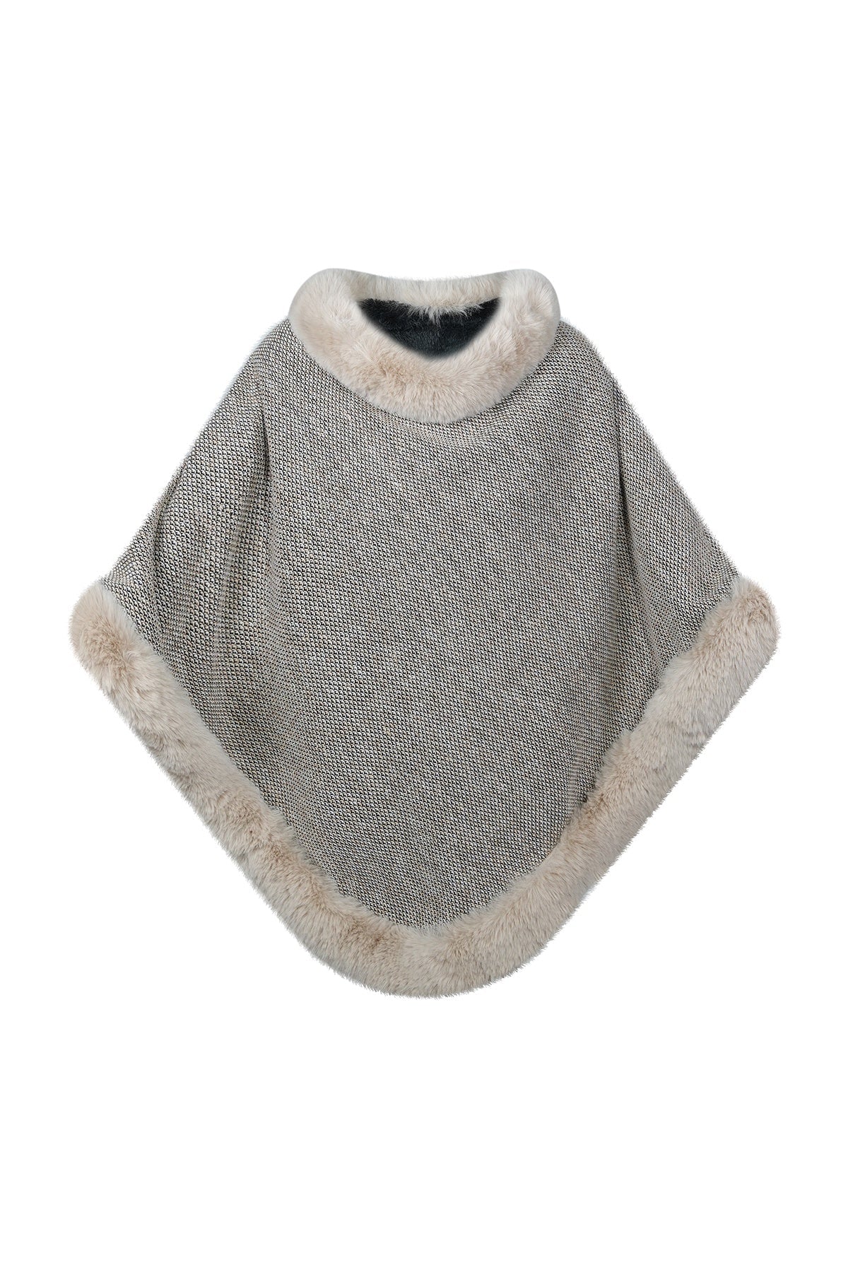 Women's Poncho Exclusive Design - Grey