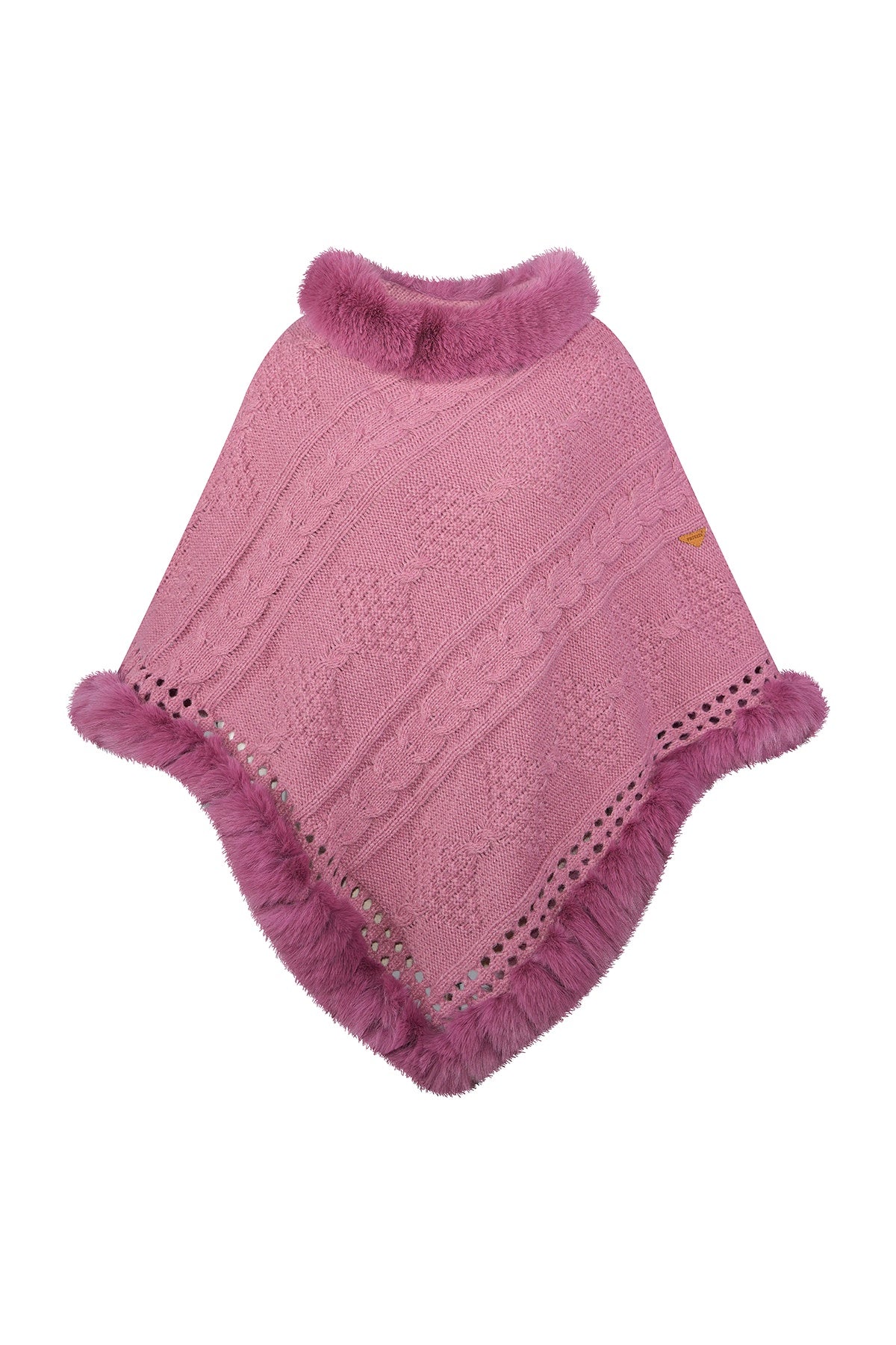 Women's Poncho Exclusive Design - Pink