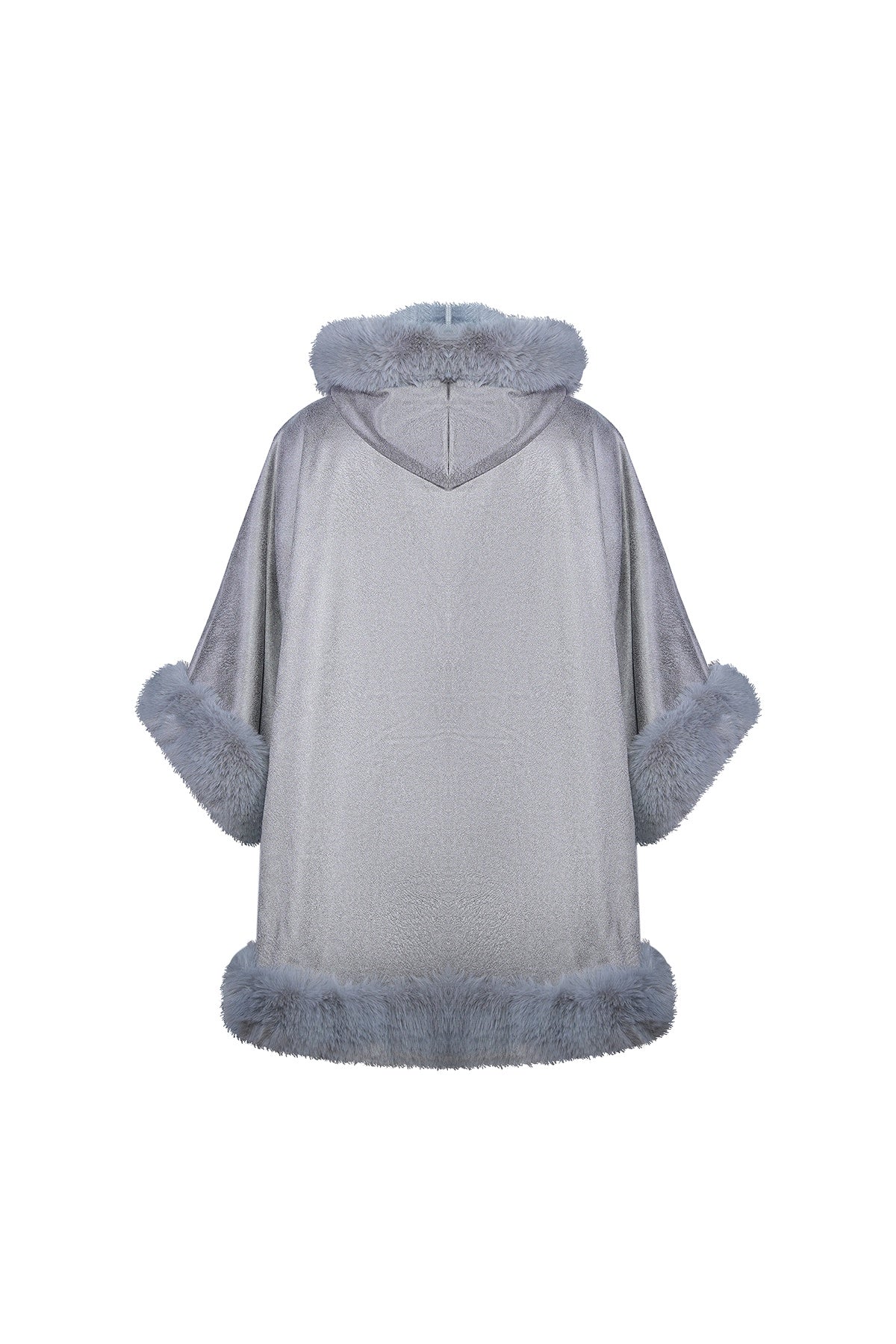 Women's Hooded Cape Exclusive Design - Grey