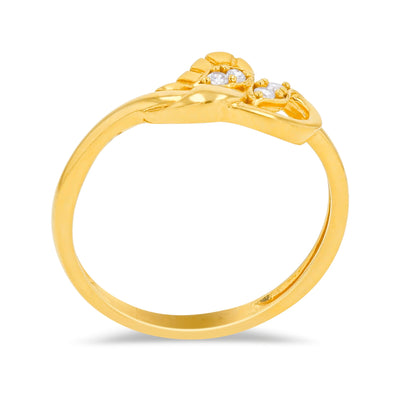 Lucchi 22k Yellow Gold with Stone - Ring Style 72