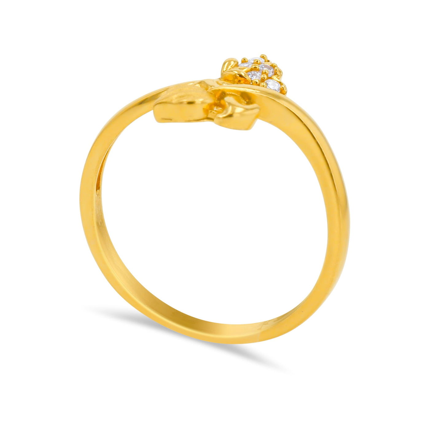 Lucchi 22k Yellow Gold with Stone - Ring Style 73