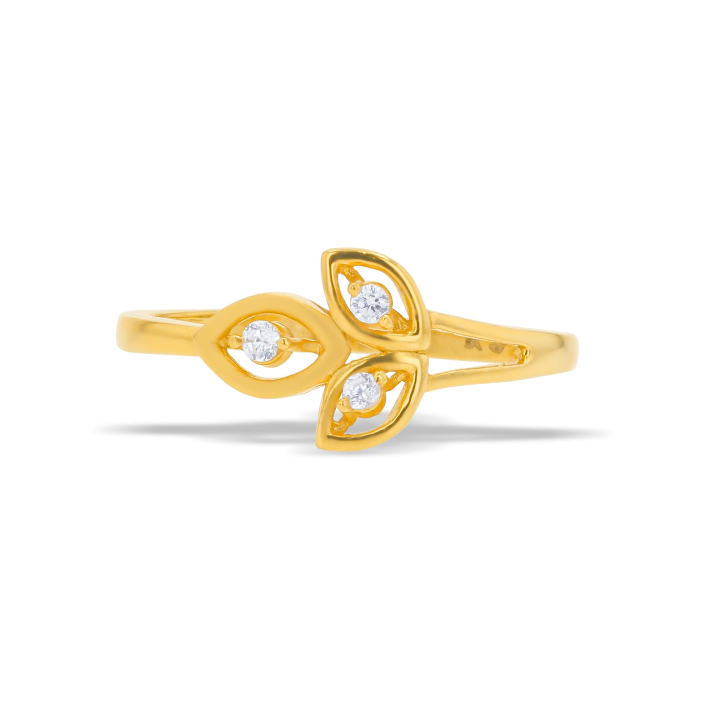 Lucchi 22k Yellow Gold with Stone - Ring Style 75