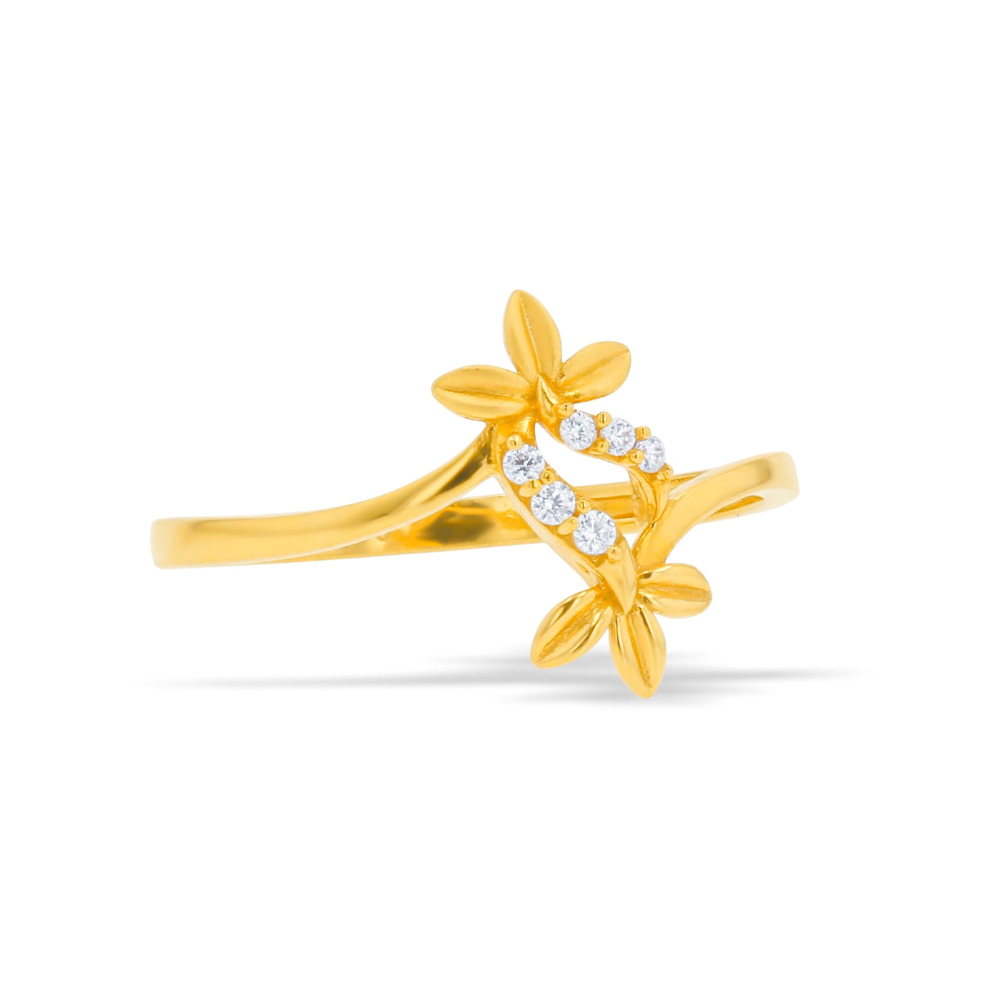 Lucchi 22k Yellow Gold with Stone - Ring Style 78