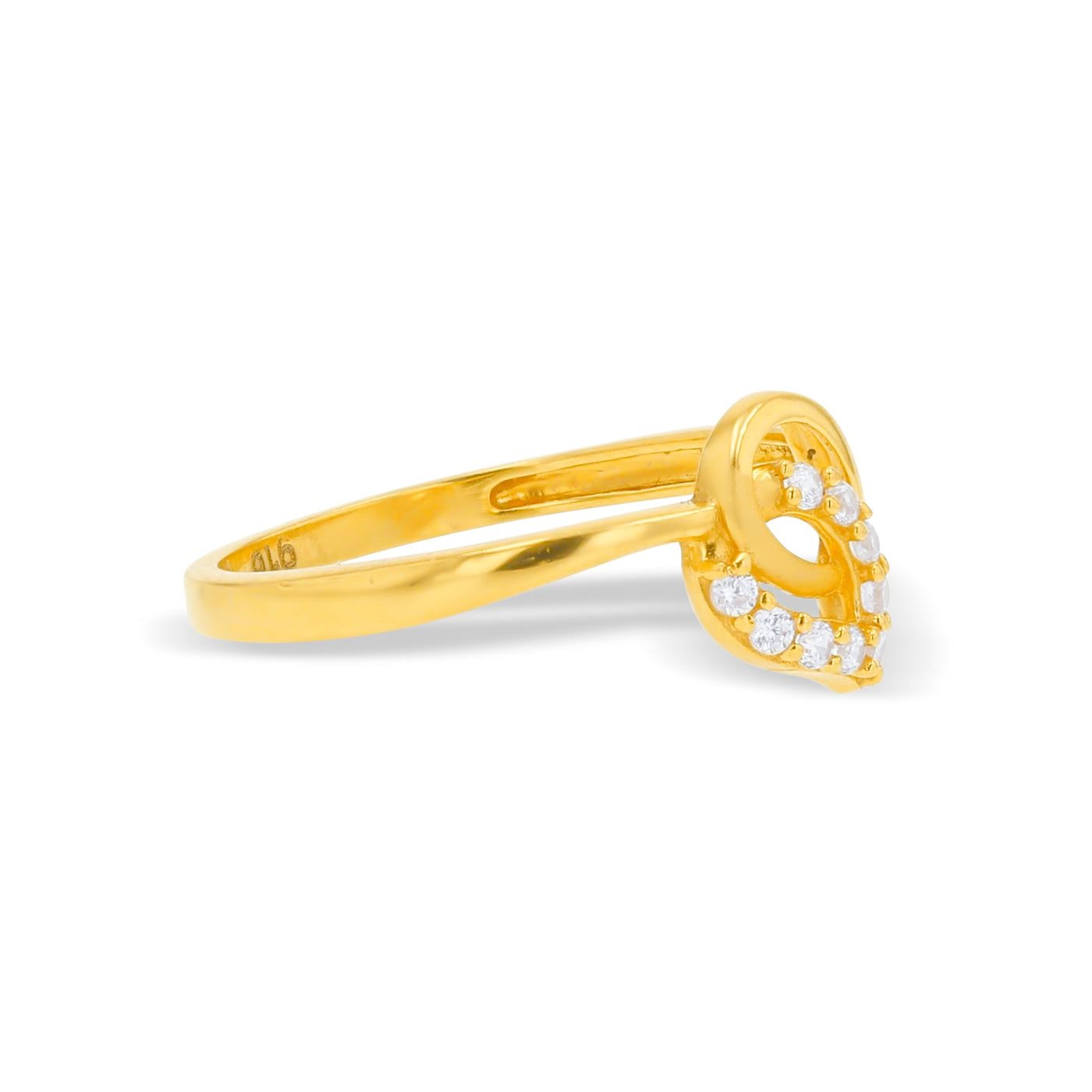 Lucchi 22k Yellow Gold with Stone - Ring Style 82