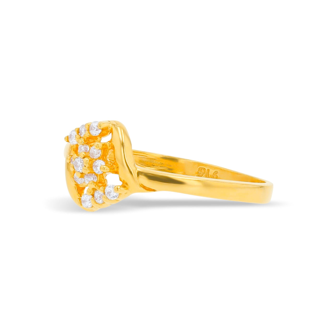 Lucchi 22k Yellow Gold with Stone - Ring Style 83