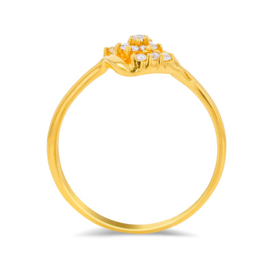 Lucchi 22k Yellow Gold with Stone - Ring Style 83