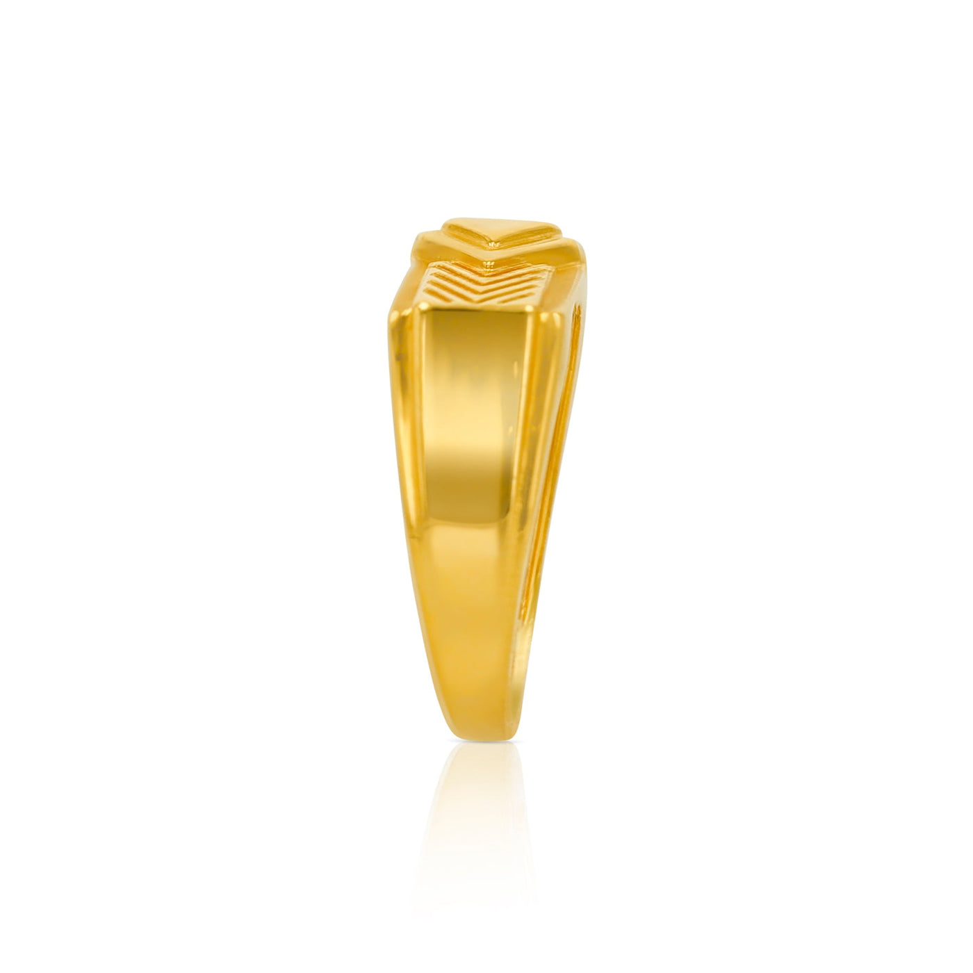 Lucchi 22k Yellow Gold - Ring Style 62 (Men's Ring)