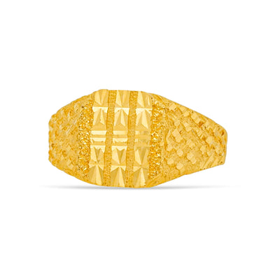 Lucchi 22k Yellow Gold - Ring Style 63 (Men's Ring)